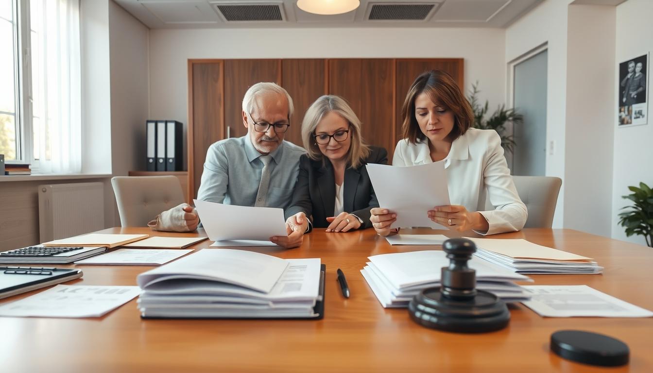 Family elder care planning discussion